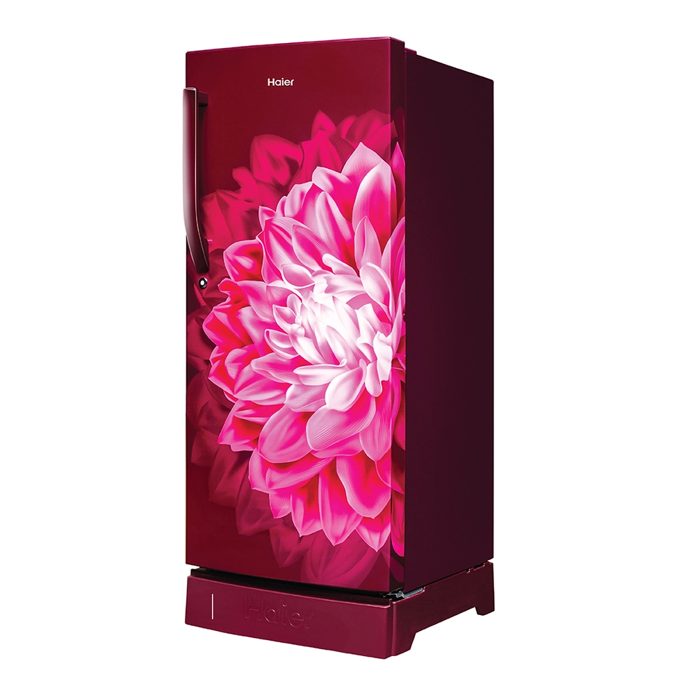 Haier 190L 5 Star Direct Cool Single Door Refrigerator with Toughened Glass Shelf - HRD-2105PRD-P